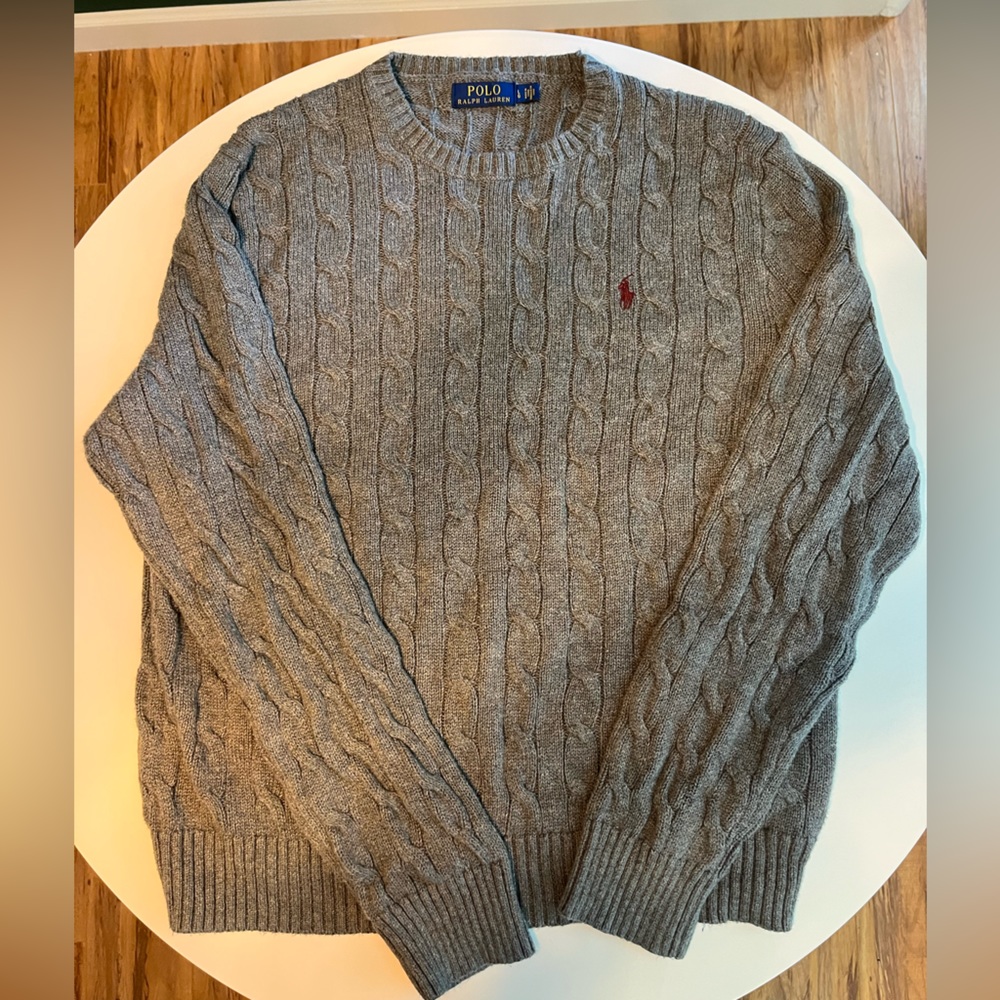 Ralph Lauren Men’s Cable Knit Sweater - L